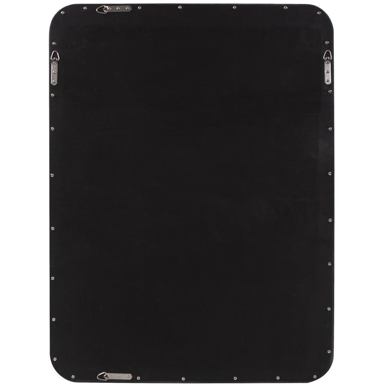 Joelle 40 X 30 inch Matte Black Mirror