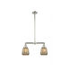 Franklin Restoration Chatham LED 21 inch Polished Nickel Chandelier Ceiling Light in Mercury Glass, Franklin Restoration