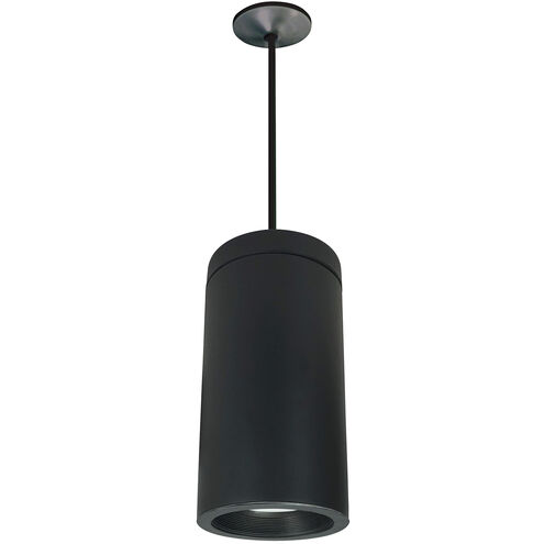 Cobalt LED Diffused Clear / White / Black Pendant Mount Cylinder Ceiling Light in 2700K, 1000, Reflector