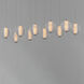 Rhythm LED 33.5 inch Polished Chrome Linear Pendant Ceiling Light