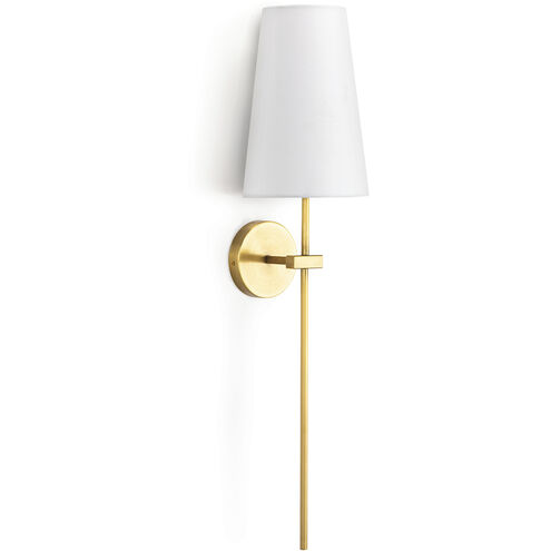 Toni 1 Light 7.5 inch Natural Brass Wall Sconce Wall Light