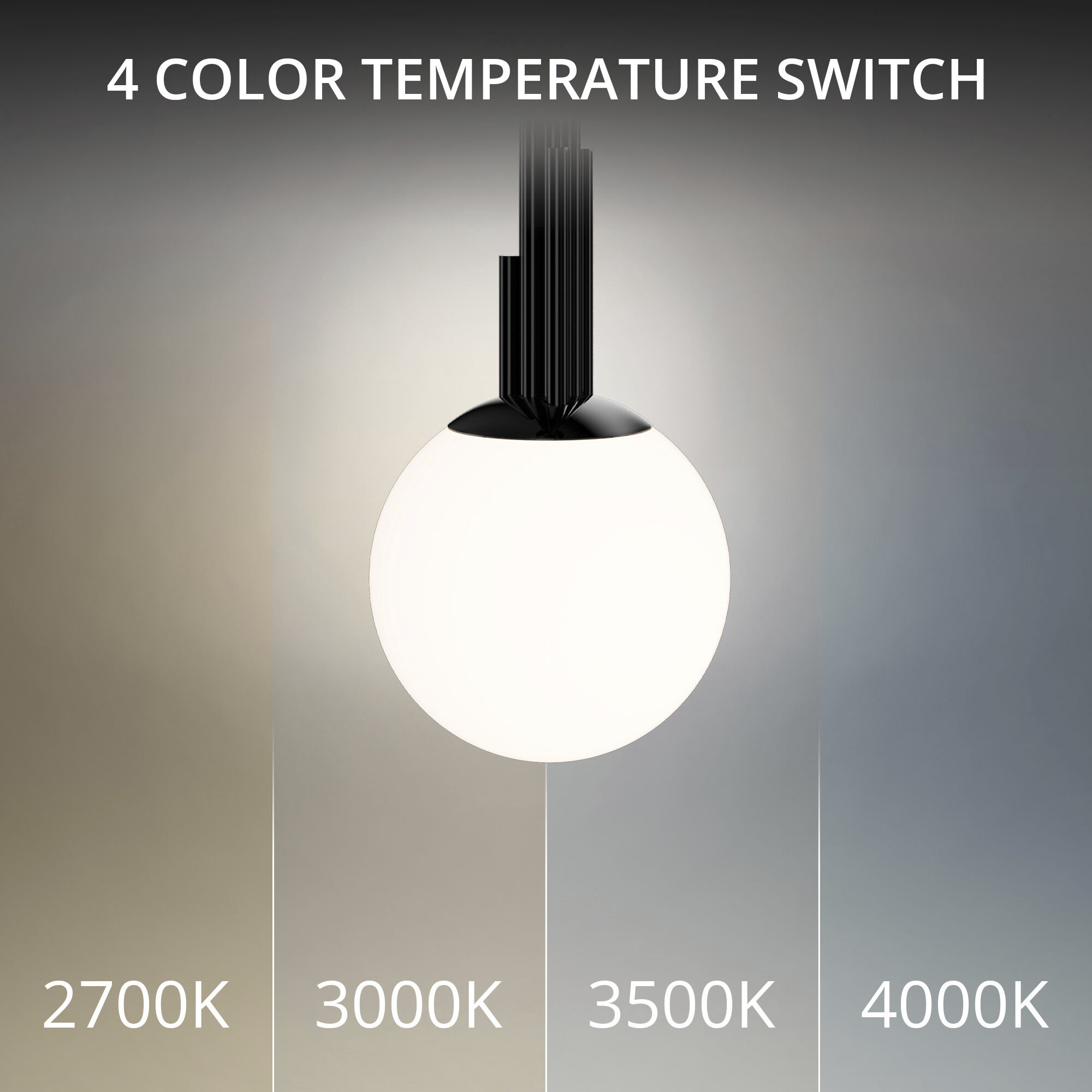 Sybil LED 9.9 inch Polished Black Nickel Indoor Hanging Lighting Ceiling Light in 4000K