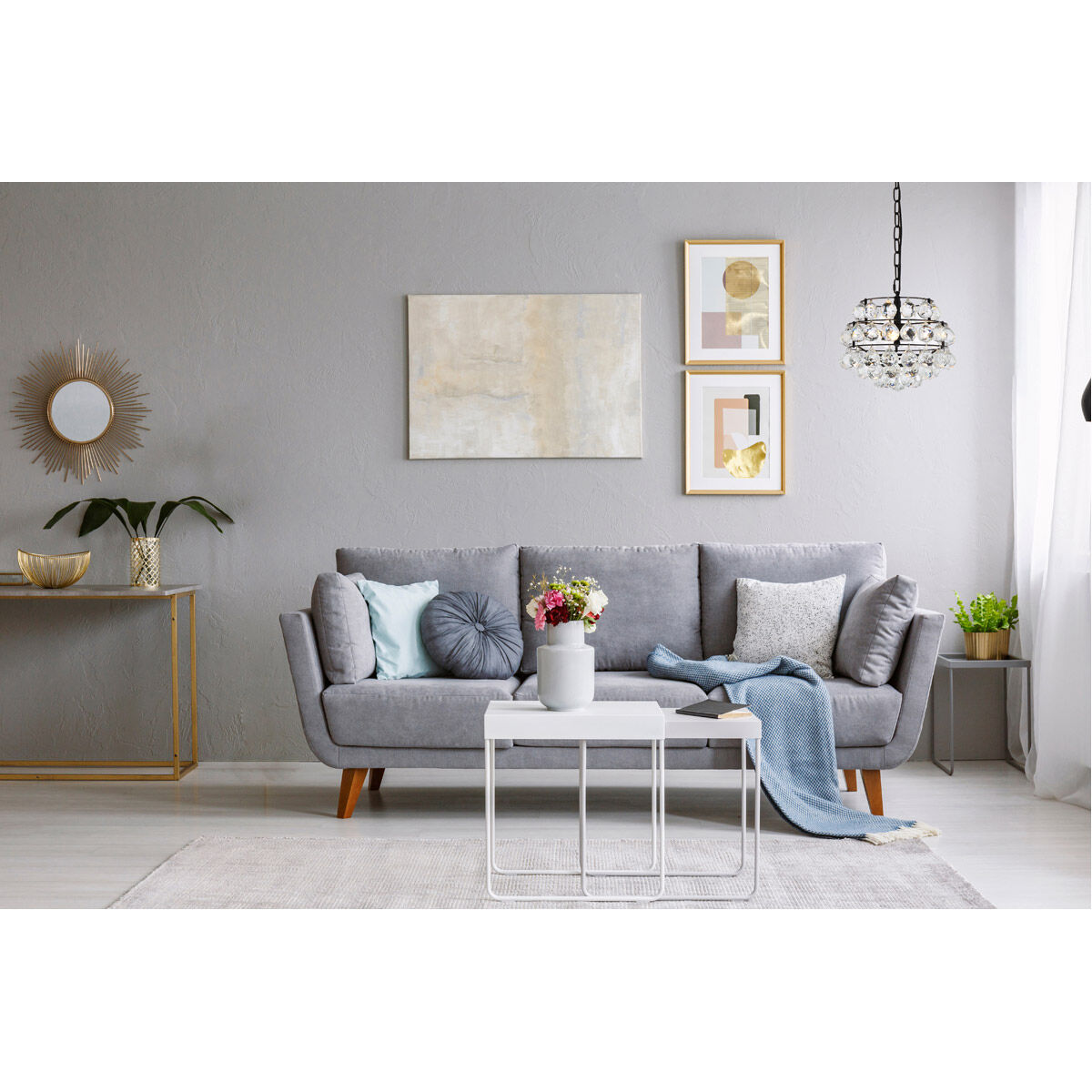 Savannah 3 Light 12 inch Black Pendant Ceiling Light