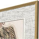 Zebra Elegance Brown and Beige and Black Framed Art