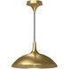 Alora Mood Abel 1 Light 14.25 inch Brushed Gold Pendant Ceiling Light