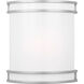 Ravel LED 3.87 inch Painted Brushed Steel Outdoor Wall Lantern