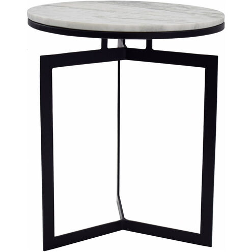 Taryn 18 X 15 inch White Accent Table, Small