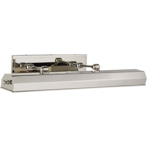 Chapman & Myers Dorchester2 100 watt 30 inch Polished Nickel Picture Light Wall Light