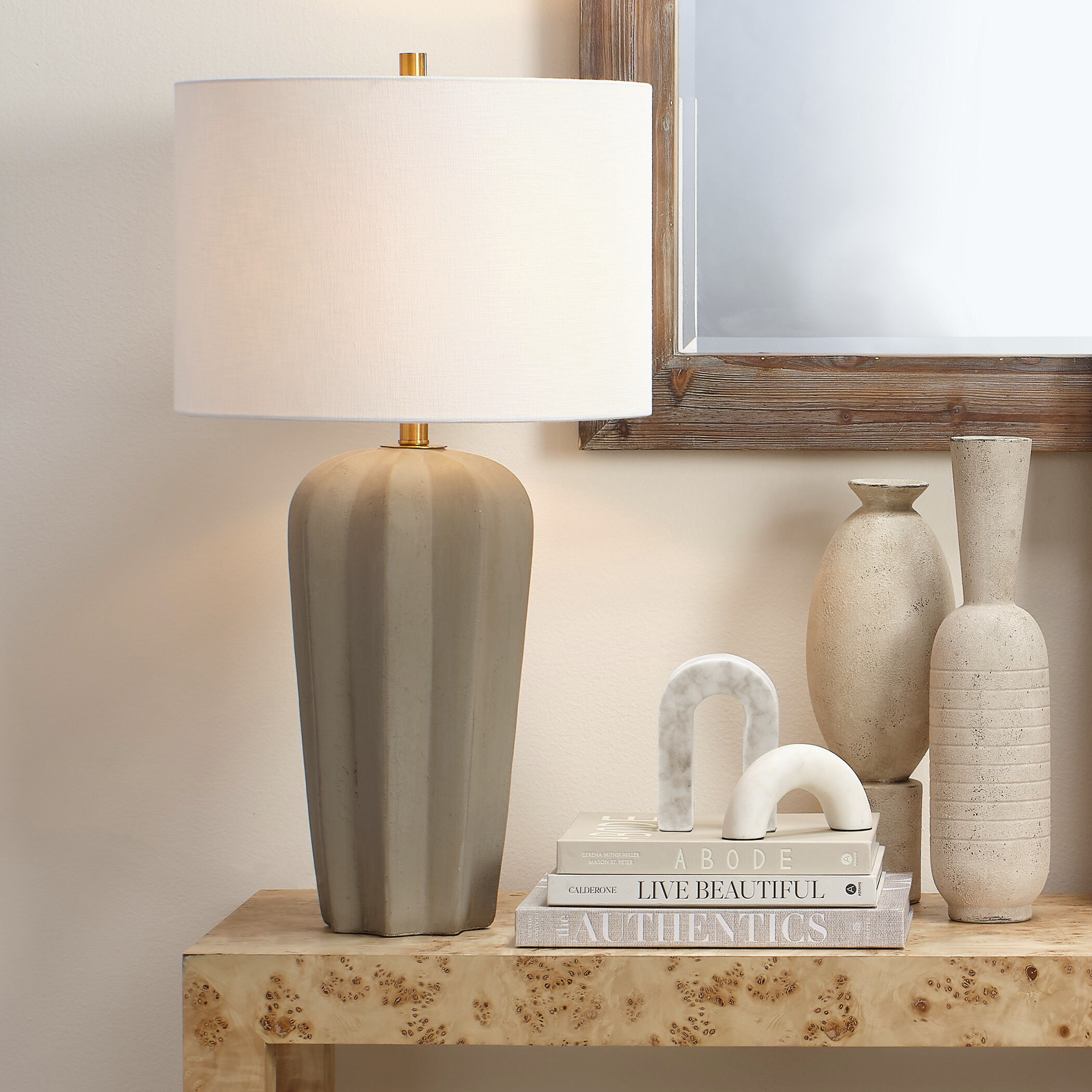 Flux White Decorative Object