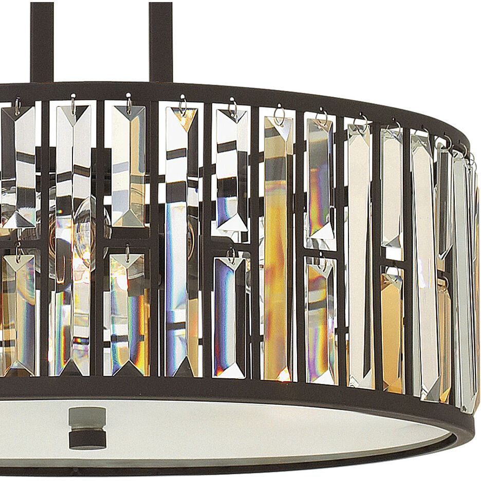 Gemma LED 21.25 inch Vintage Bronze Foyer Light Ceiling Light