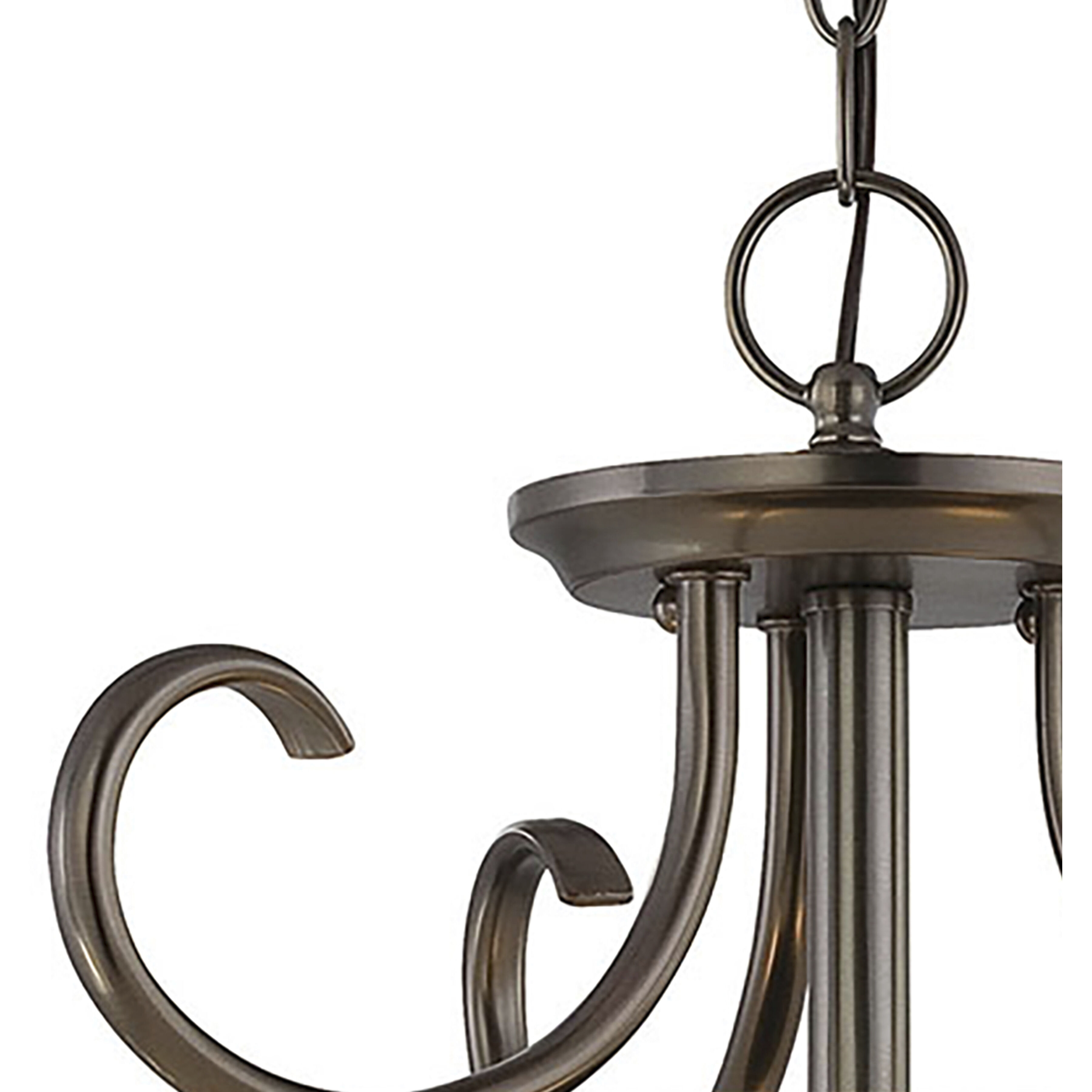 Bella 3 Light 16 inch Oiled Bronze Semi Flush Mount Ceiling Light