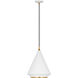 TOB by Thomas O'Brien Stanza 1 Light 14.88 inch Matte White Pendant Ceiling Light