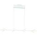 Eyespy LED 38.75 inch Matte White Island Light Ceiling Light