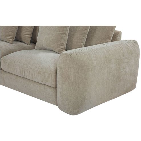 Berga Grey Sectional, Left