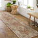 Aspendos 120 X 31 inch Brick Red Rug, Runner