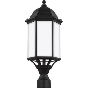 Sevier 1 Light 22.13 inch Black Outdoor Post Lantern, Large