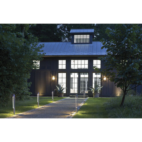 Atlantis 12v 4.00 watt Titanium Landscape Path Bollard, Round