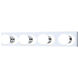 Vanity Strips 4 Light 24 inch Chrome Vanity Light Wall Light