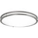 Carlisle LED 18 inch Satin Nickel Flush Mount Ceiling Light