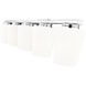 Nextra 5 Light 42 inch Chrome Bath Vanity Wall Light