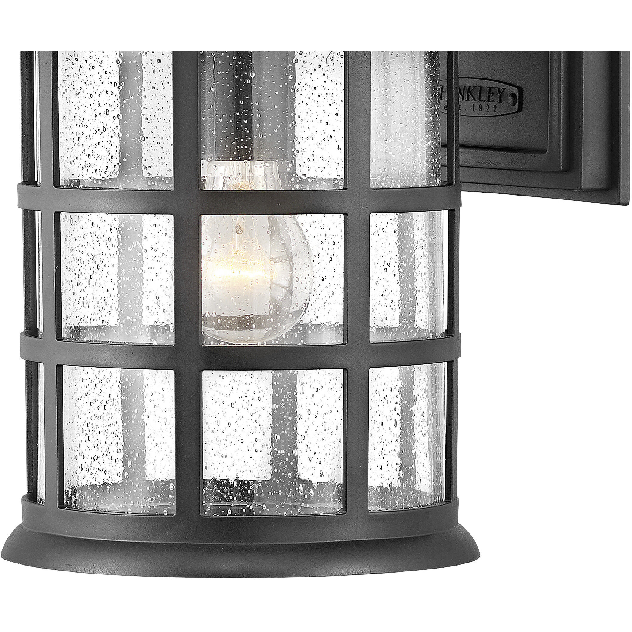 Freeport Coastal Elements Outdoor Wall Mount Lantern in Textured Black