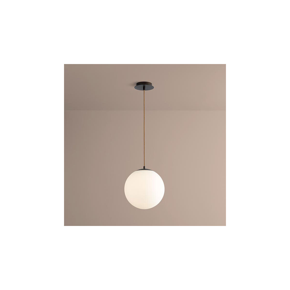 Luna LED 12 inch Oiled Bronze Pendant Ceiling Light in 3000K