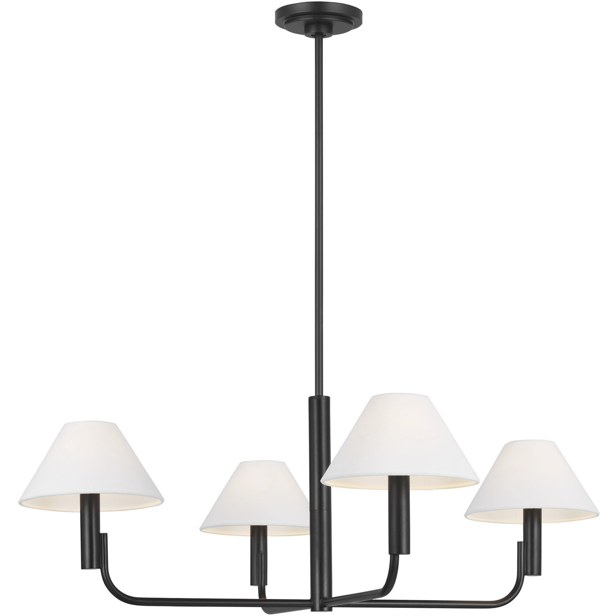 Sean Lavin Colfax 4 Light 34.5 inch Aged Iron Chandelier Ceiling Light