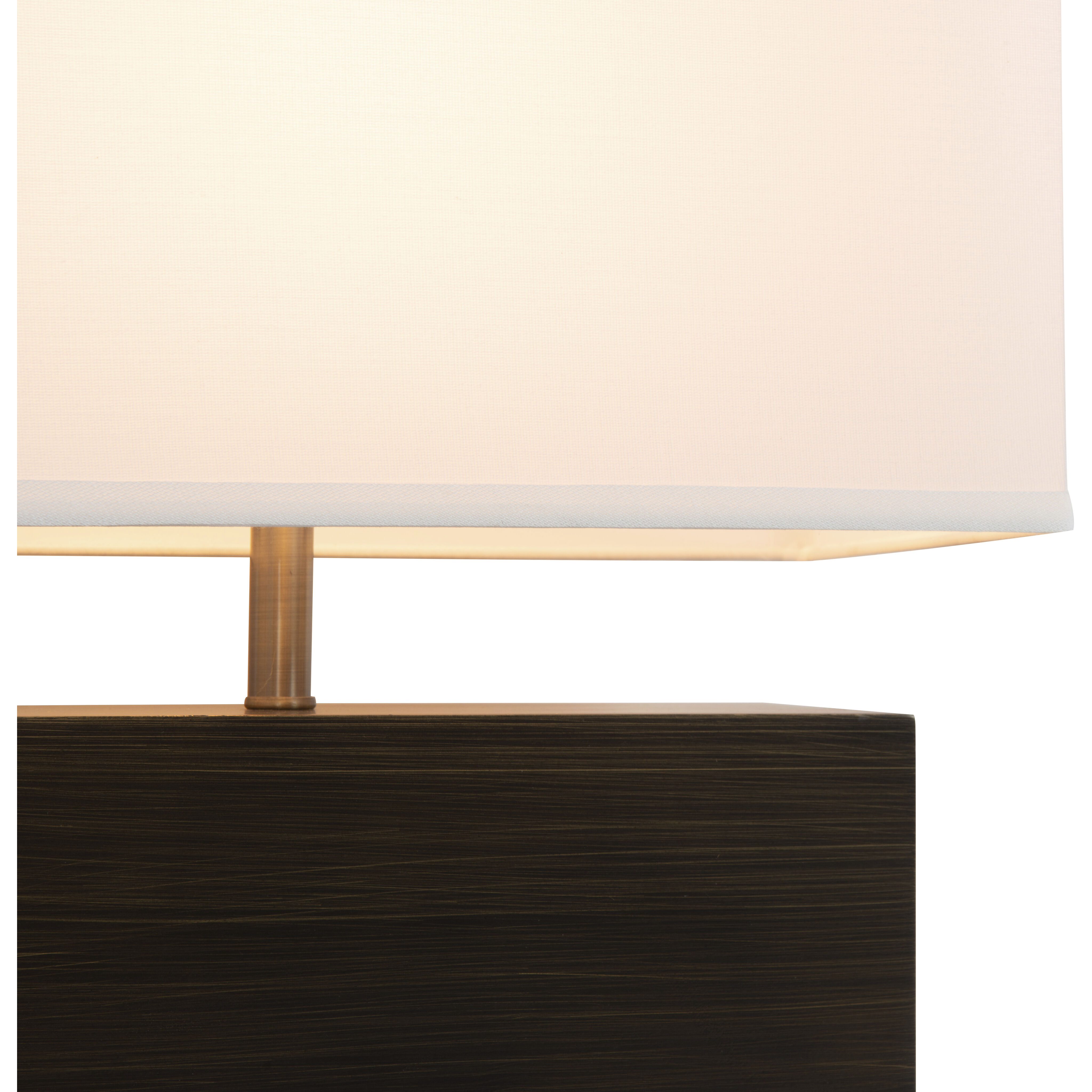 Zen 20 inch 23.00 watt Ebony and Weathered Brass Reclining Table Lamp Portable Light