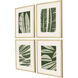Tropical Flourish Green and Beige Framed Art