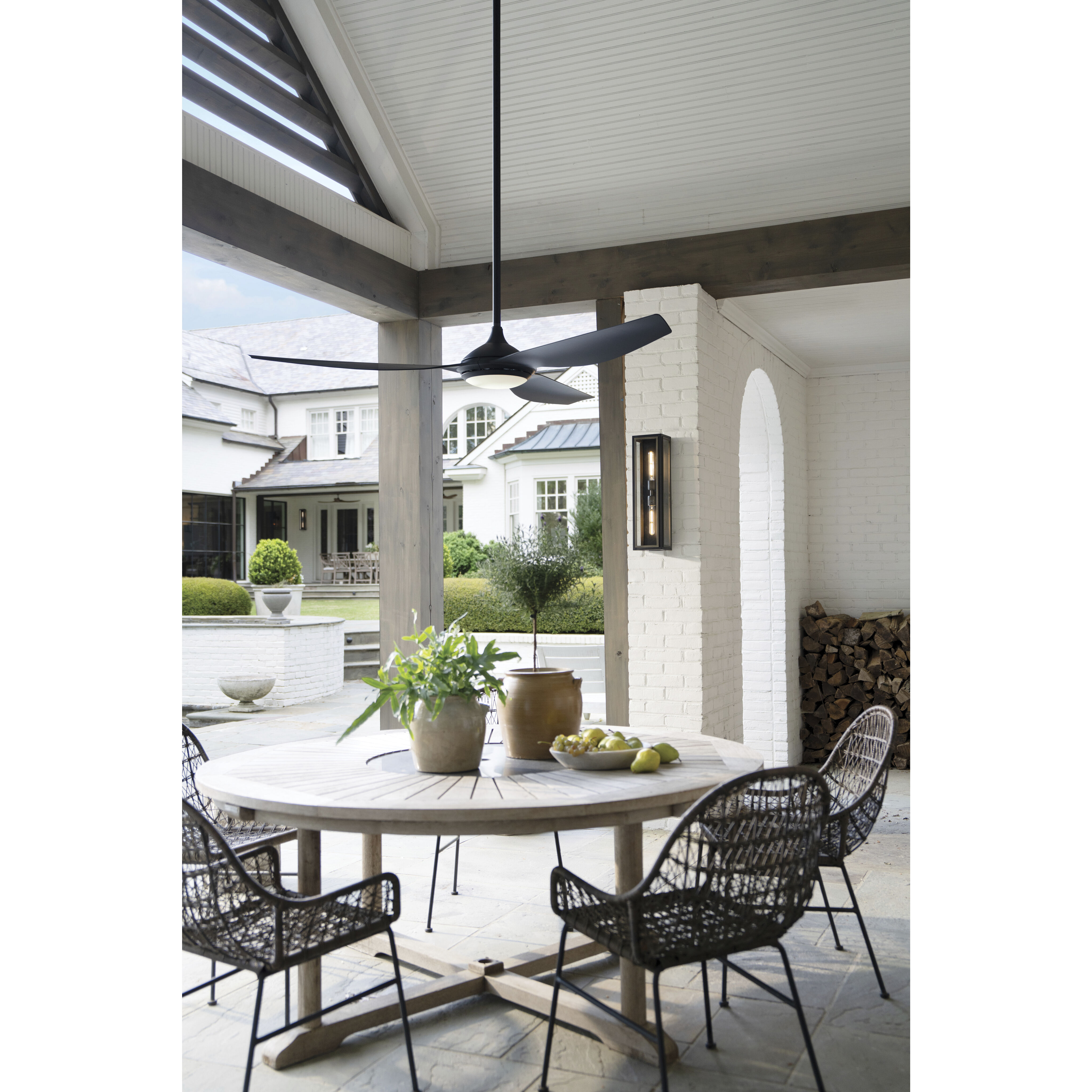 Hinkley 906864FMB-LDD Talan 64 inch Matte Black Smart Fan