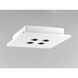 Peg LED 10 inch White Flush Mount Ceiling Light