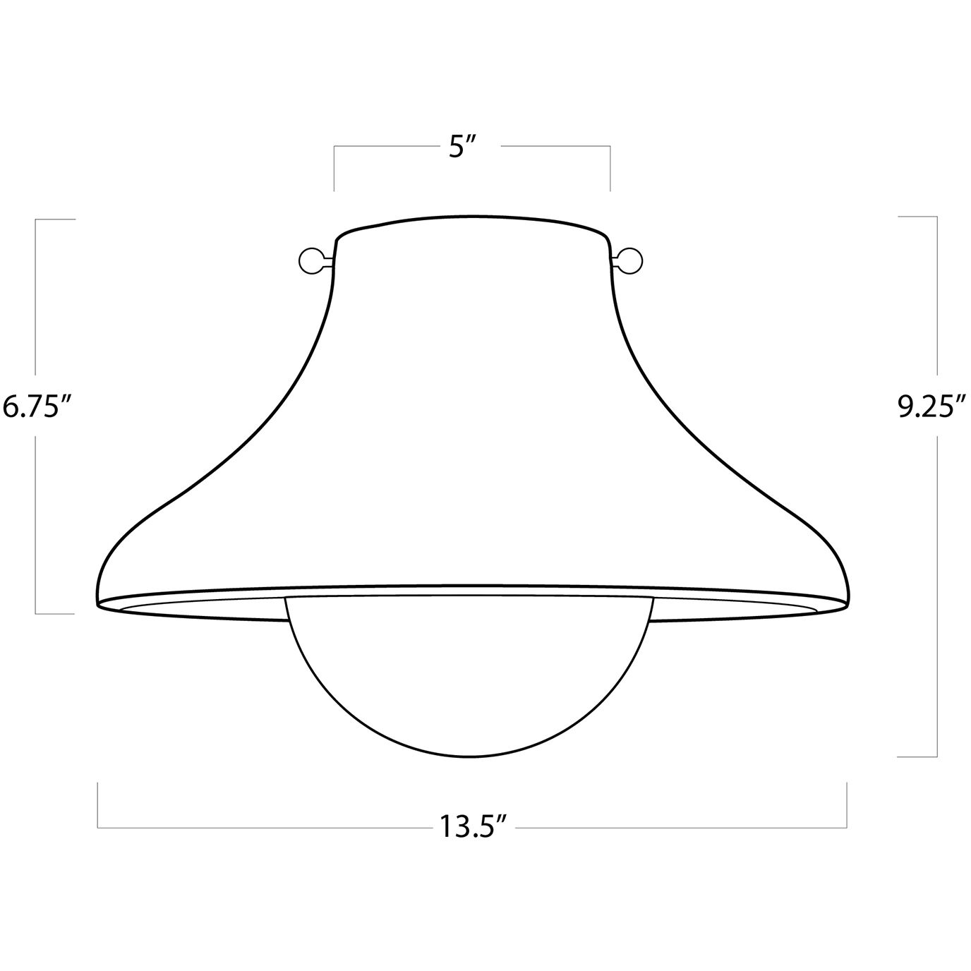 Surfside 1 Light 13.5 inch Natural Flush Mount Ceiling Light