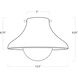 Surfside 1 Light 13.5 inch Natural Flush Mount Ceiling Light