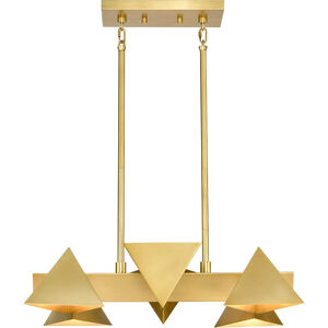 Avante 6 Light 25 inch Aged Brass Chandelier Ceiling Light