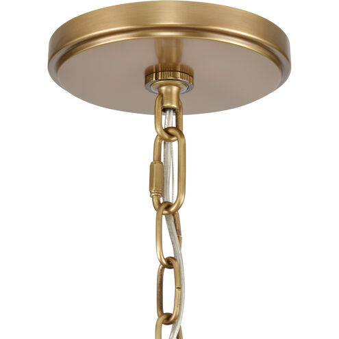Neville 12 Light 34 inch Natural Brass and Bleached White with Off White Chandelier Ceiling Light in Natural Brass and Bleached White Wood with Off White