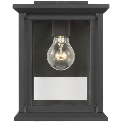 Audley 1 Light 10 inch Textured Black Outdoor Wall Lantern, Small