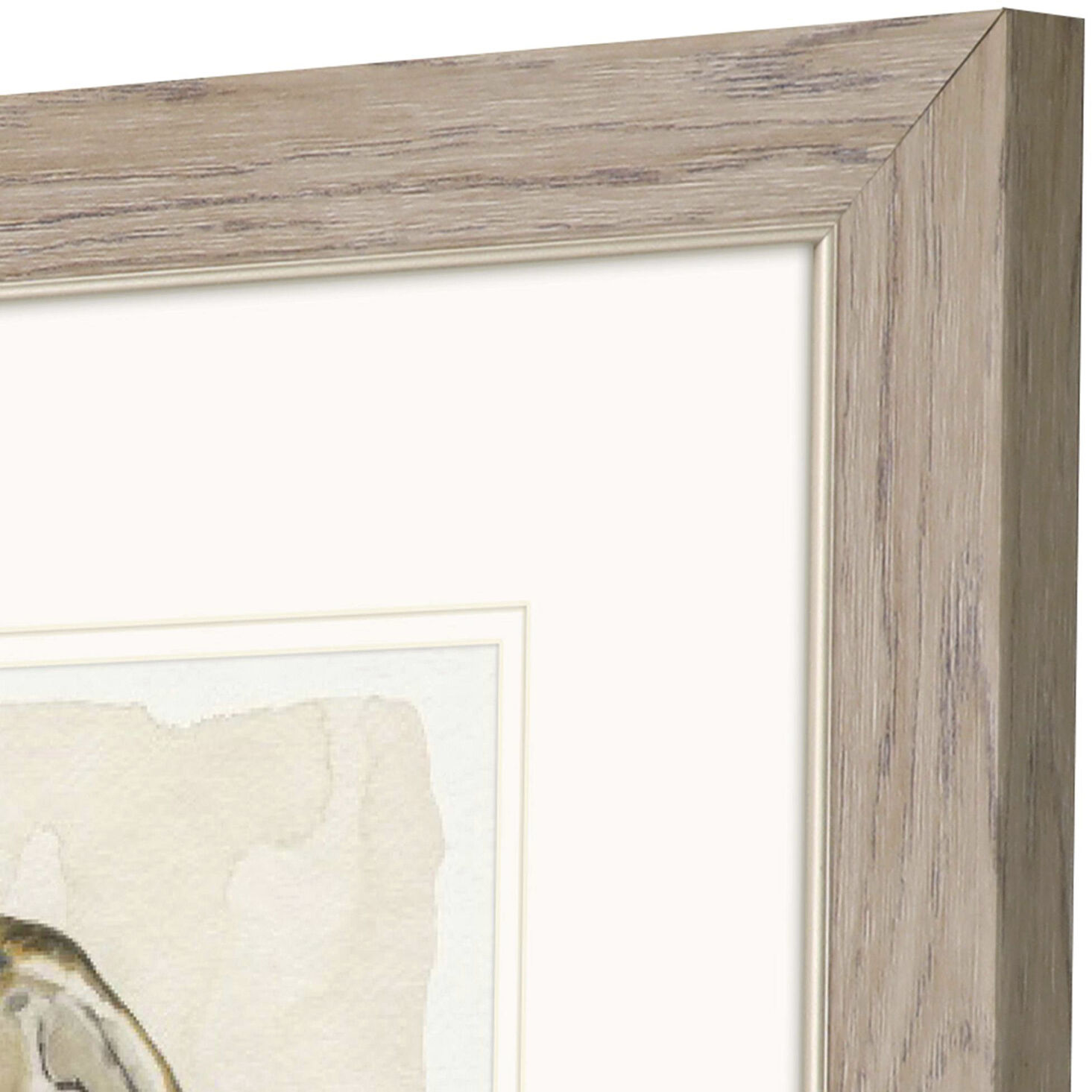 Waterside Gray and Black and Brown and Neutral Framed Art, Propac