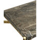 Flying 48 inch Natural and Gold Console Table