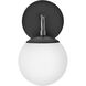 Julep LED 7.25 inch Black Bath Light Wall Light