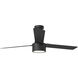 Jovie 58 LED 58 inch Midnight Black with Midnight Black/American Walnut reversible blades Indoor/Outdoor Ceiling Fan