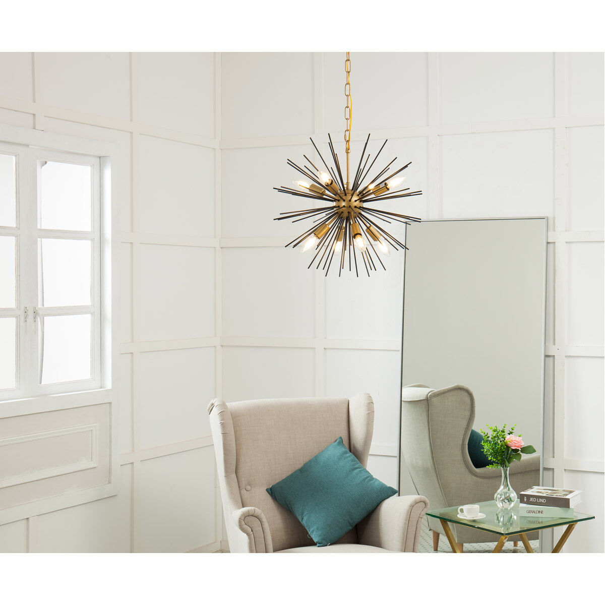 Timber and black pendant light online