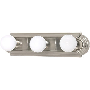 Brentwood 3 Light 18 inch Brushed Nickel Vanity Light Wall Light