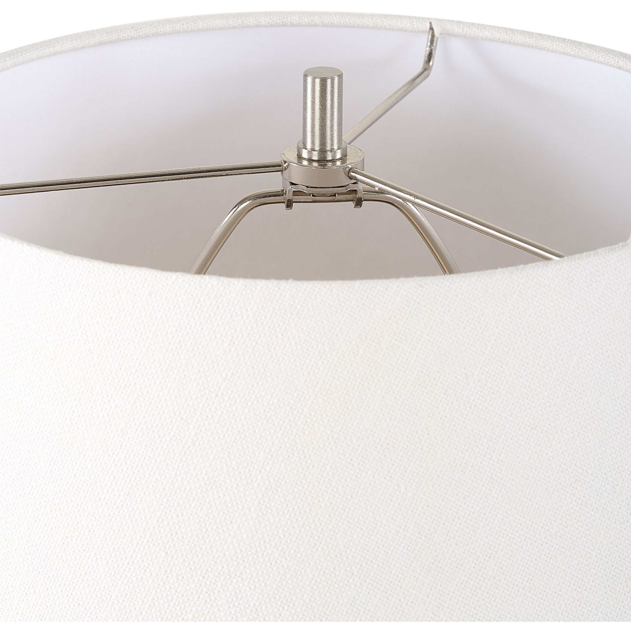 Beckley 18.75 inch 150.00 watt Distressed Charcoal Glaze with Crystal and Plated Nickel Table Lamp Portable Light