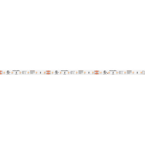 6Tl Dry Tape 24V White Material (Not Painted) 3000K 120 inch 24V LED Dry Tape