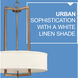 Hampton 3 Light 26 inch Brushed Bronze Indoor Chandelier Ceiling Light in Non-LED
