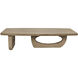 Douglas 72 X 37.5 inch Bleached Walnut Coffee Table