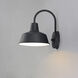 Pier M 1 Light 11 inch Black Outdoor Wall Mount