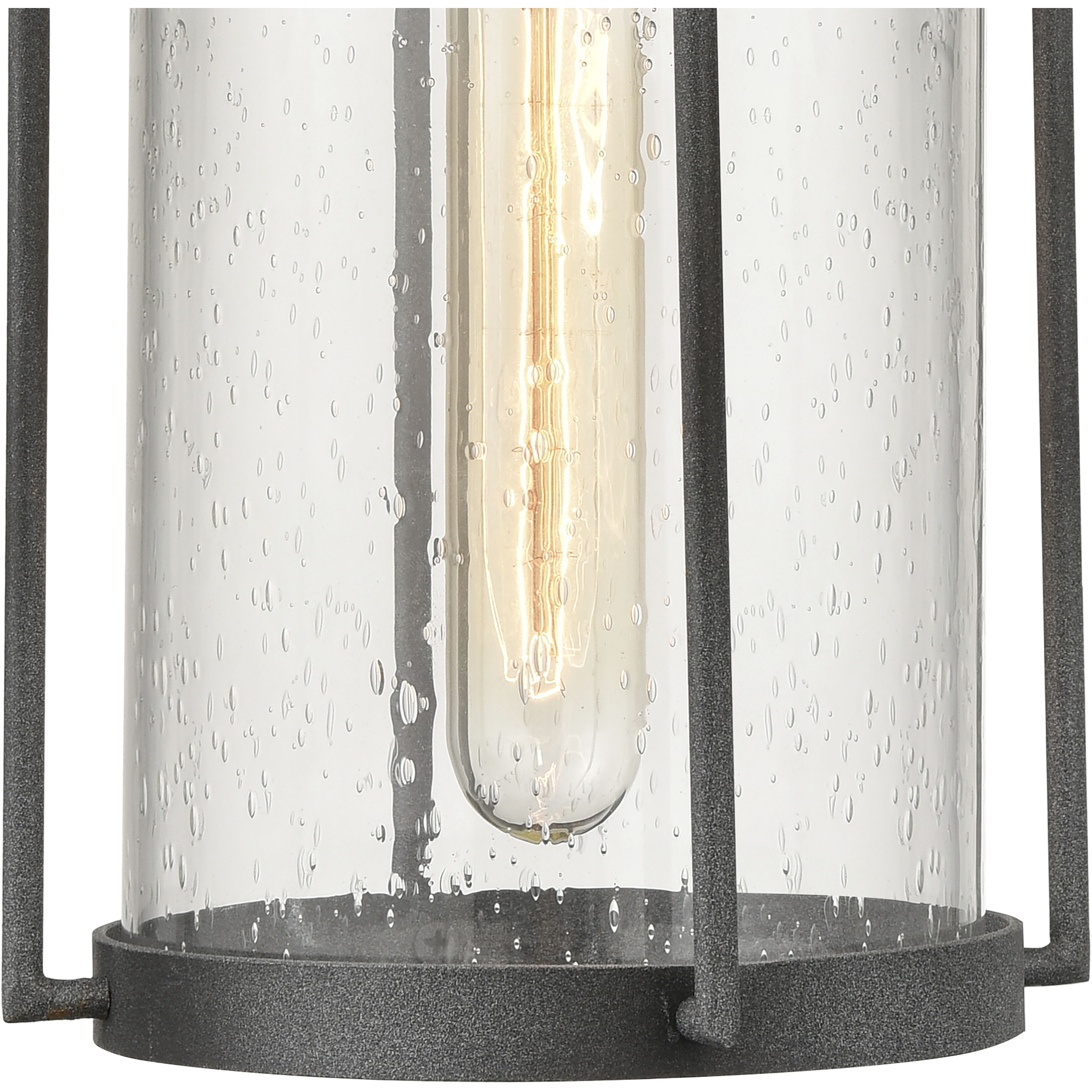 Catalonia 1 Light 13.5 inch Distressed Zinc Outdoor Wall Sconce