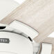 Erling 44 inch Matte White with Bleached Alder/Fresh White Blades Ceiling Fan