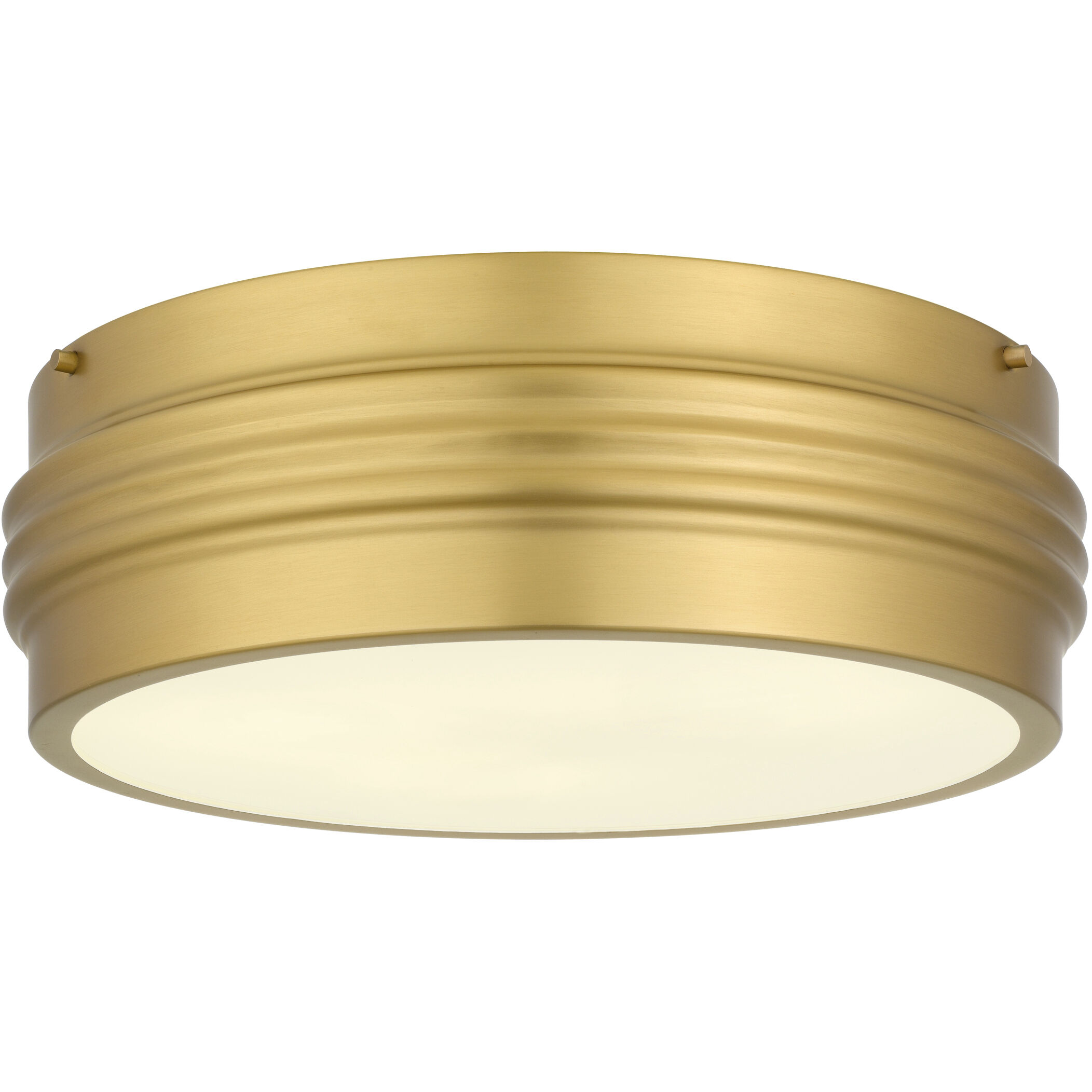 Emmett 3 Light 16 inch Brushed Gold Flush Mount Ceiling Light